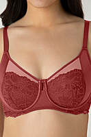 AMANTE Glam Floral Non-Padded Wired Minimizer Bra 05201