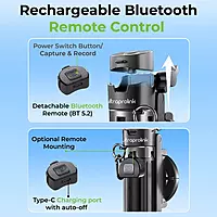 UltraProlink UM1267 - Snap-Z Two Ultra Compact Selfie Stick & Tripod