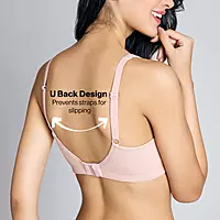 Nykd By Nykaa No Sweat Breast Separating Breathe Cotton Non Padded Non Wired Bra - NYB105