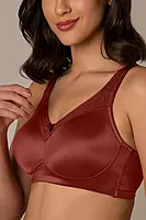 Amante Non Padded Non Wired Full Coverage Elegant Super Support Bra 78001