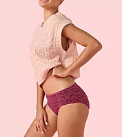 Enamor Chic Stretch Cotton, All Day Comfort, Mid Waist Hipster Panty for Women CR17