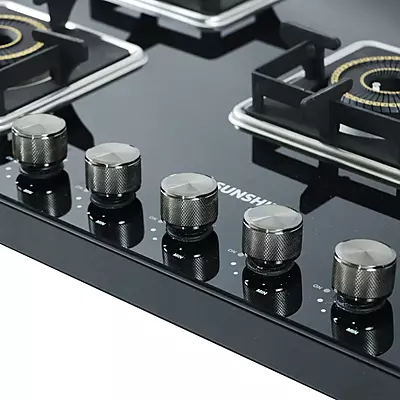 Shine Five Burner Gas Stove | Hob Top Auto Ignition