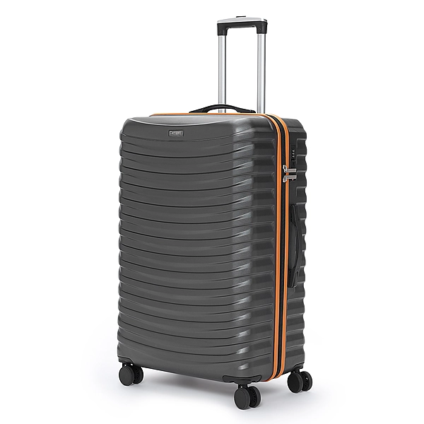 Carrspire Explorer Dark Grey Trolley Bag With TSA Lock and Super Silent Wheels