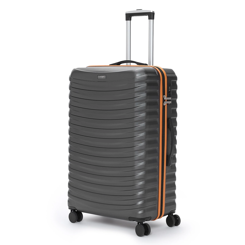 Carrspire Explorer Dark Grey Trolley Bag With TSA Lock and Super Silent Wheels