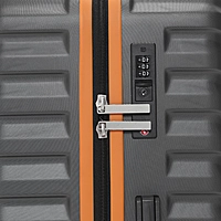 Carrspire Explorer Dark Grey Trolley Bag With TSA Lock and Super Silent Wheels