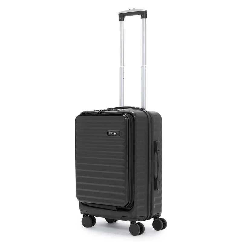 Carrspire UrbanPro Black Trolley Bag With USB Port and Tsa Lock