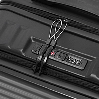 Carrspire UrbanPro Black Trolley Bag With USB Port and Tsa Lock