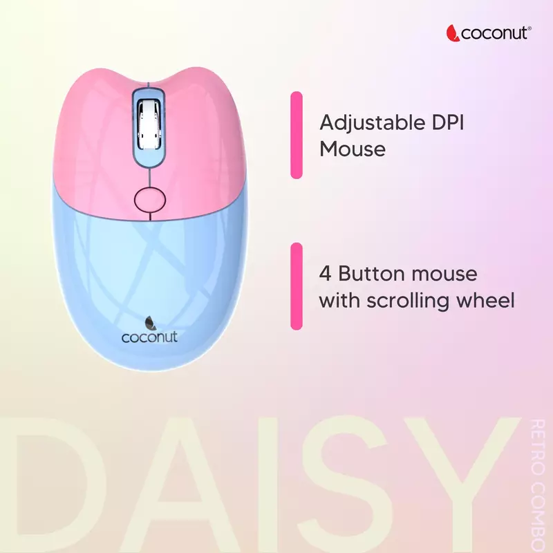 COCONUT WIRELESS KB &MOUSE COMBO