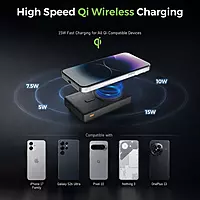 Ultraprolink UM1334GRY Juice-Up Mag 9 Magnetic Wireless Powerbank 10000mAh (Grey)