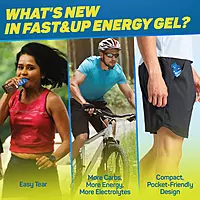 FAST&UP ENERGY GEL - NON-CAFFEINATED - ZESTY LEMON