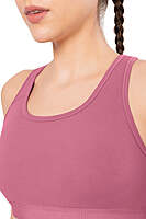 AMANTE Energize Medium Impact Round Neck Sports Bra 98701