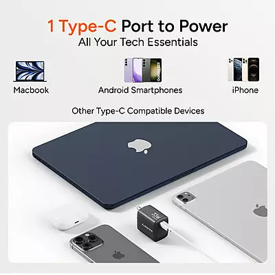 WALL CHARGER AMBRANE GAN 33W AWCL02 WALL CHARGER AMBRANE GAN 33W AWCL02