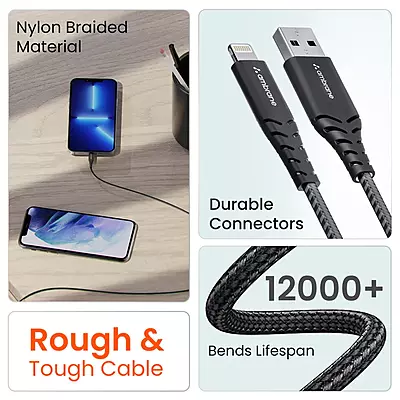 CABLE AMBRANE BRAIDED LIGHTNING BCLC10
