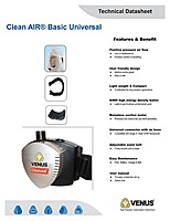 VENUS SA. CLEANAIR BASIC[PAPR-HEPA FLITER WITH BELT - HOSE&CHARGER -13165/13131