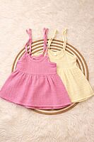 Crinkled Muslin Dori Frock (0-3months) - Soft Pink & Lemon Yellowblob:https://web.whatsapp.com/9d02706f-db25-4b2d-a1d1-076cb02e627c