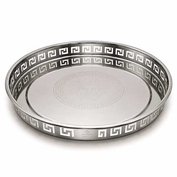 ROUND TRAY LASER VERSACE SS