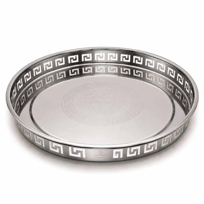ROUND TRAY LASER VERSACE SS