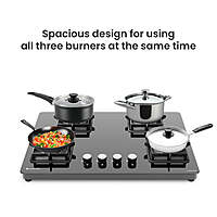 Slimmest Magnite 4 Burner Glass Hob Top Cooktop Manual Ignition