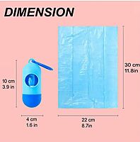 Baby Diaper Disposal Bags with Travel Dispenser & 5 Refill Rolls – Assorted Colours