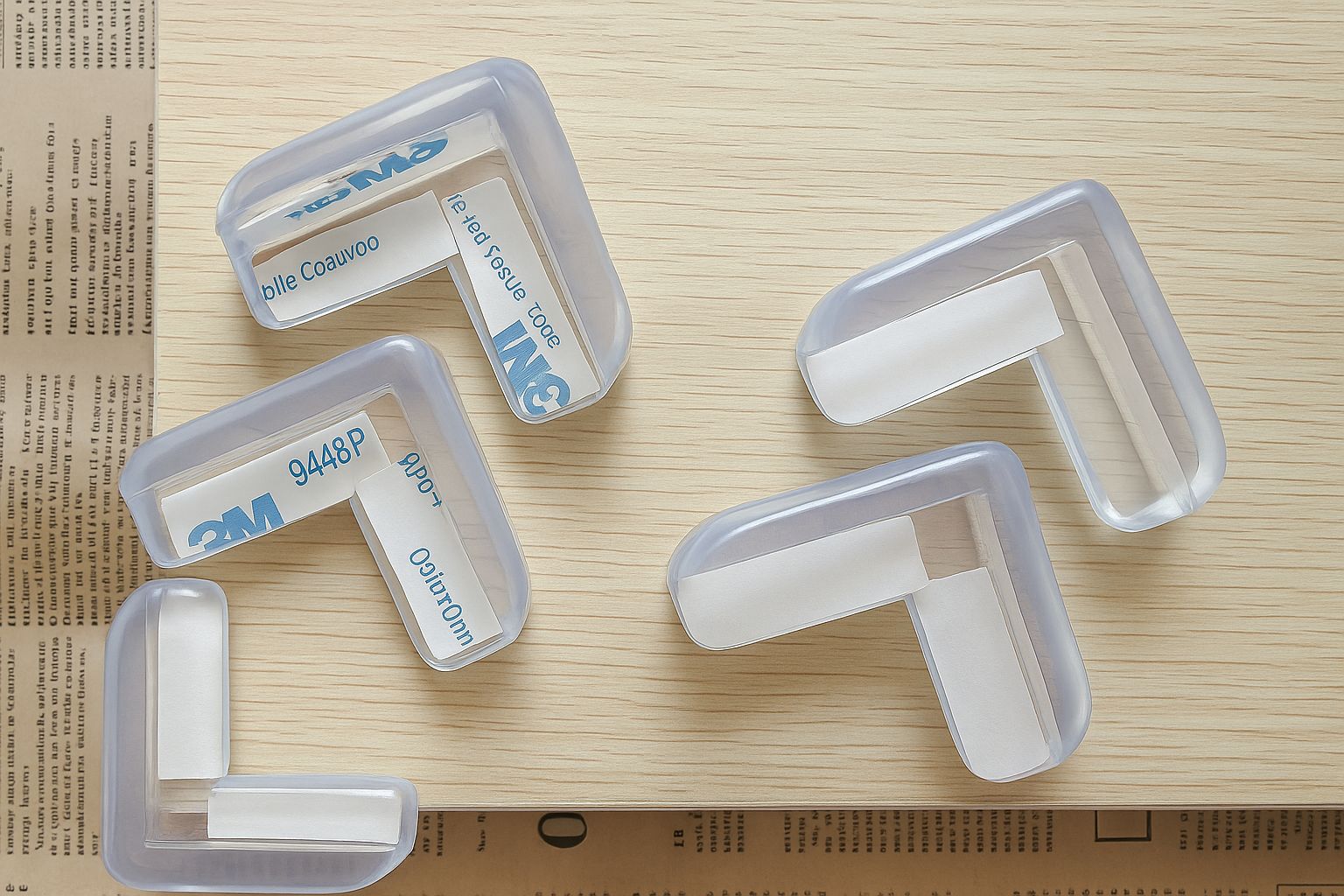 Baby Safety Corner Guards – Transparent L-Shape Protectors (Set of 4)