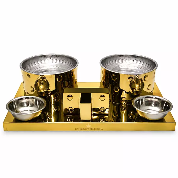SNACK WARMER DOUBLE REG GOLD