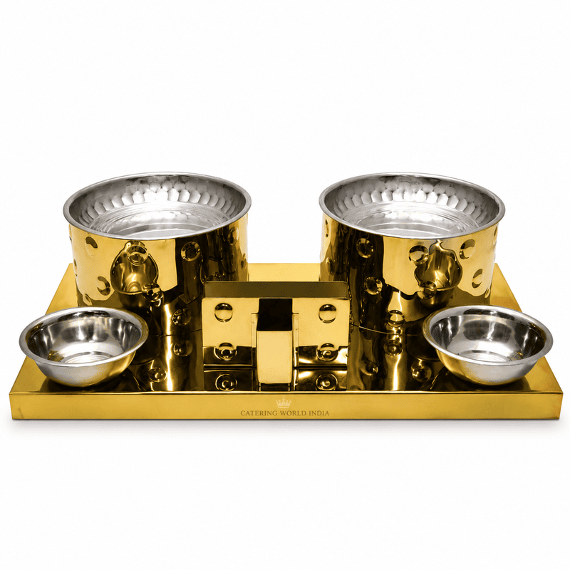 SNACK WARMER DOUBLE REG GOLD