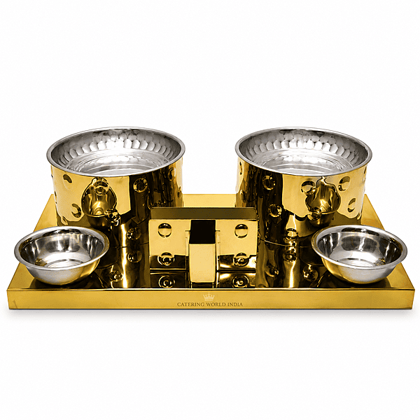 SNACK WARMER DOUBLE REG GOLD