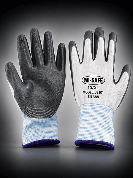 Grey Nitrile cotton Gloves