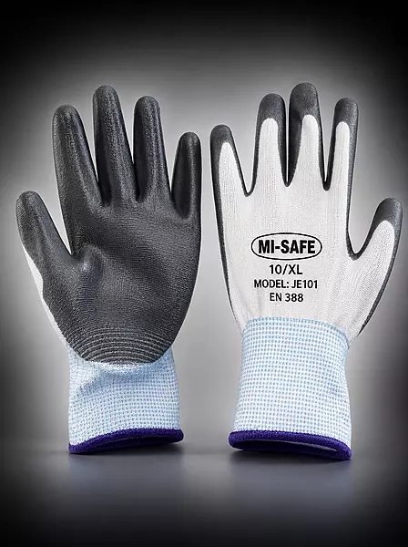 Grey Nitrile cotton Gloves