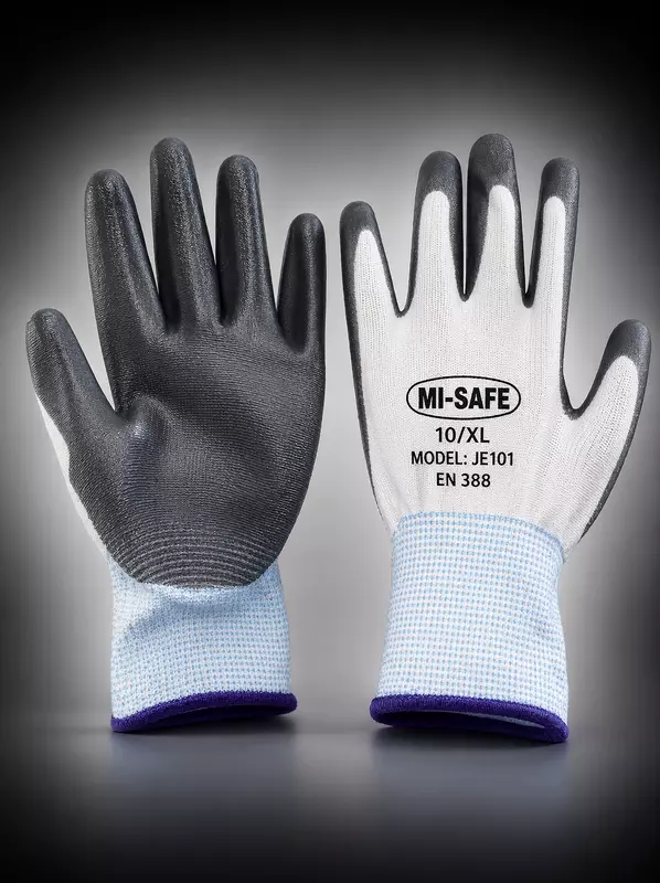 Grey Nitrile cotton Gloves