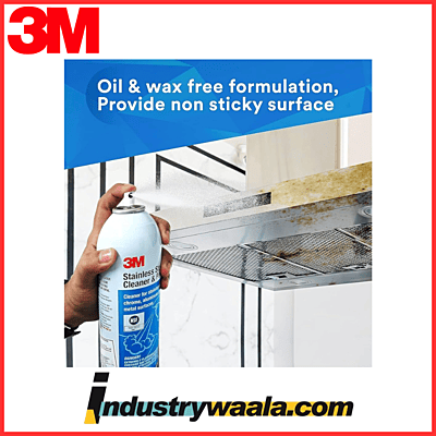 3M Stainless Steel Cleaner & Polish Spray-283Gm