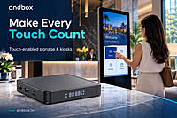 S905X4 RTC 4GB/32GB Android Signage Media Player – Amlogic S905X4, 24x7, Touch Support, Screen Rotation