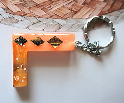 'L' ESPEJO LETTER KEYCHAIN(LKB00032) 'L' ESPEJO LETTER KEYCHAIN(LKB00032)