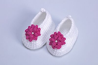 Dahlia Sunshine Baby Booty - White and Pink