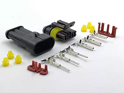 3 Pin DEUTSCH DT Waterproof Automotive Male/Female Connector Housing e seal – IP Rated, RoHS & CE Approved