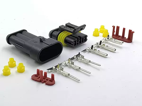 3 Pin DEUTSCH DT Waterproof Automotive Male/Female Connector Housing e seal – IP Rated, RoHS & CE Approved