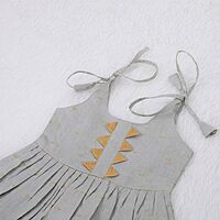 Roop Grey Silk Knot Frock