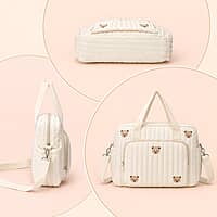Mini Diaper and Travel Bag - Vanilla Cuddles Mini Diaper and Travel Bag - Vanilla Cuddles