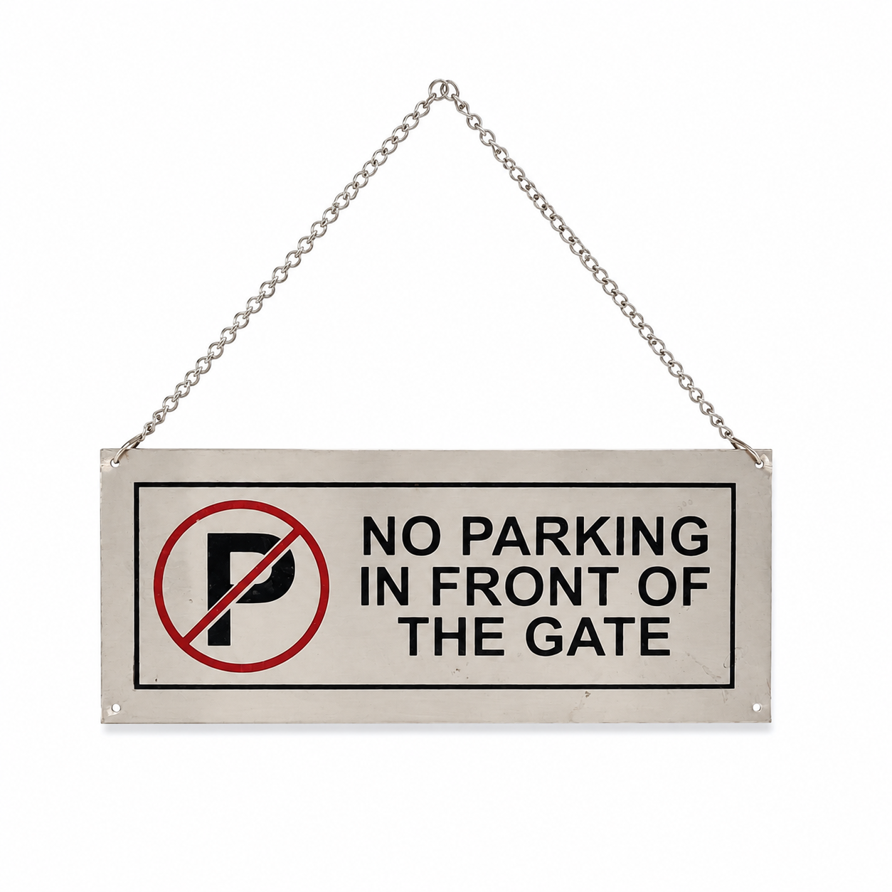 SS NAME PLATE 5*12