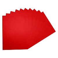 Pack of 100 A4 Red Coloured Paper 75gsm Sheets