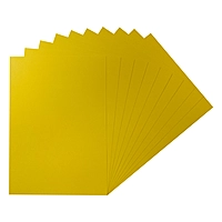 Pack of 50 A5 Yellow Coloured Card 160gsm Sheets