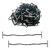 Pack of 100 152mm Metal End Treasury Tags