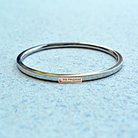 4mm Stainless Steel Flat Punjabi Kada Unisex