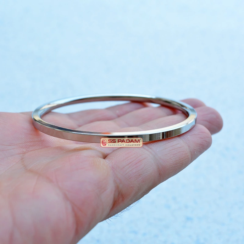 4mm Stainless Steel Flat Punjabi Kada Unisex