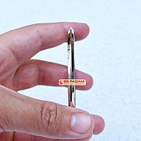 4mm Stainless Steel SP Brass Ring Punjabi Kada Unisex