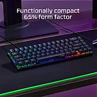 HyperX Alloy Origins 65 Mechanical Gaming Keyboard – Red Switches | RGB | USB