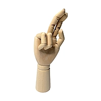 Large Wooden Right Hand Manikin 30cm (12"")