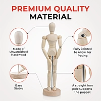 5.5"" Wooden Manikin