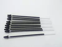 Pack of 10 Black Ink Ballpoint Pen Refills by Janrax