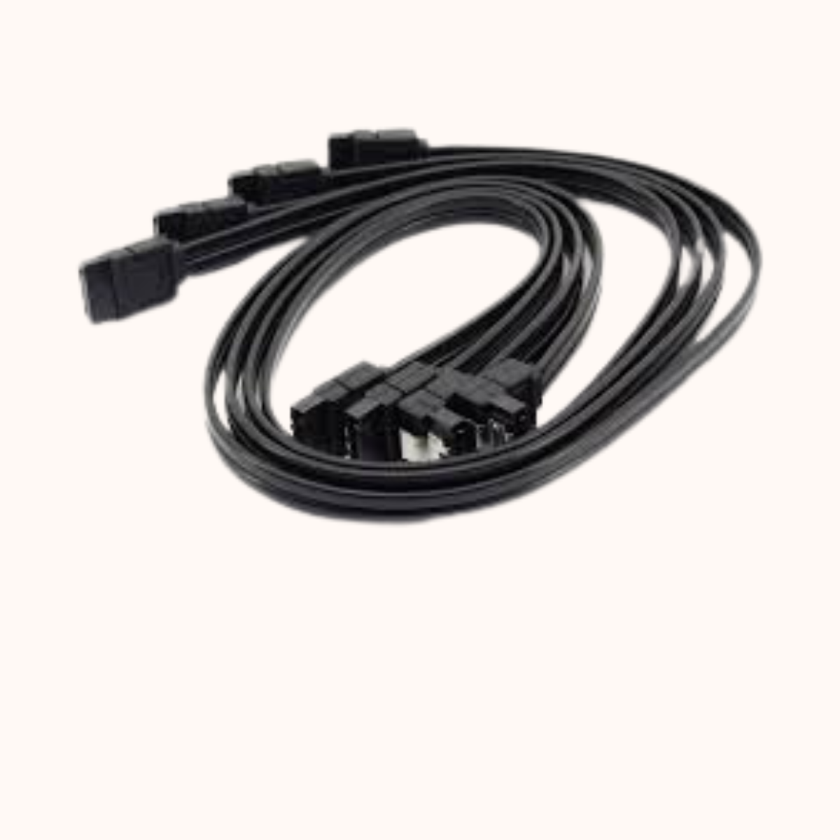 4x Asus 45cm SATA III Hard Drive Cable 6Gbps HDD 14013-00025700